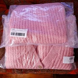 Eloquii fuzzy cardigan and shorts set